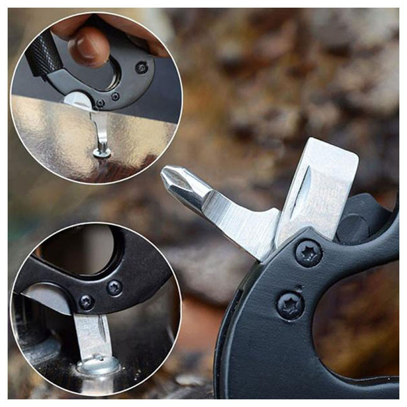 Miniatura 5 de Navaja Mosqueton Multiusos Tactico 119